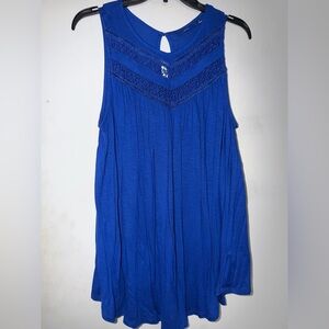 Elegant Blue Women's Top